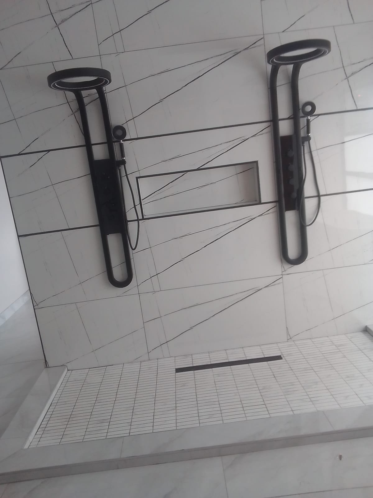 Plumbing installation close-up